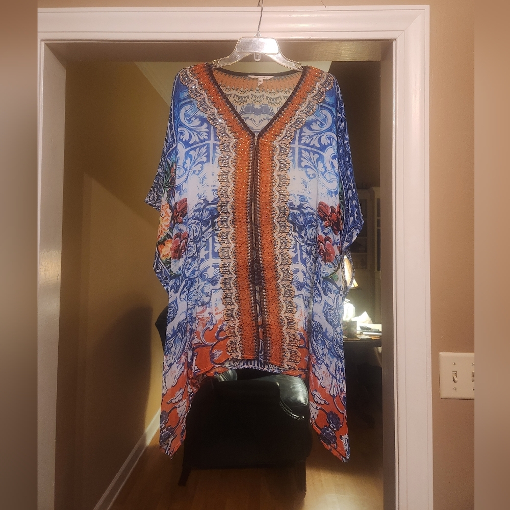 Soft Surroundings Lightweight Beaded Wrap